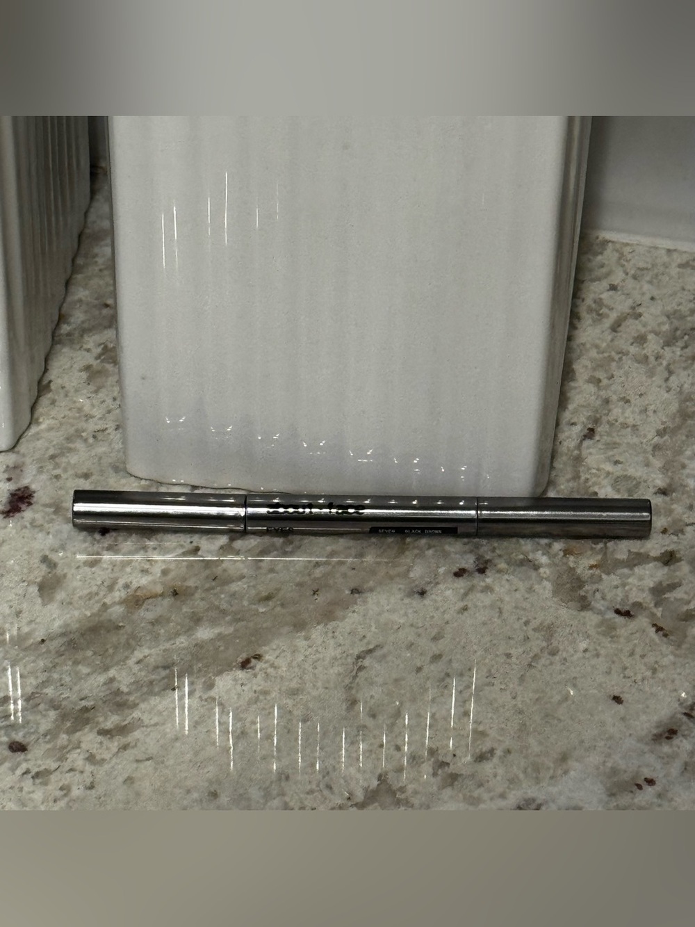 About Face Dual-Ended Brow Artist Pencil — Black Brown